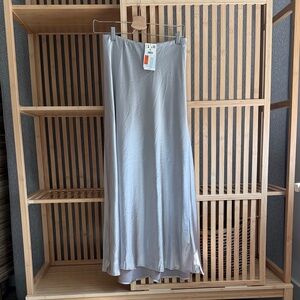 Reserved Silver Maxi Skirt
